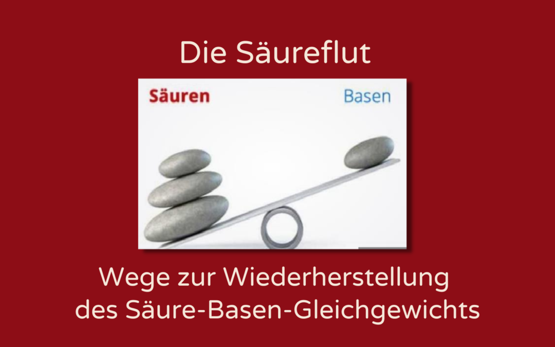 Die Säureflut verstehen und Wege daraus